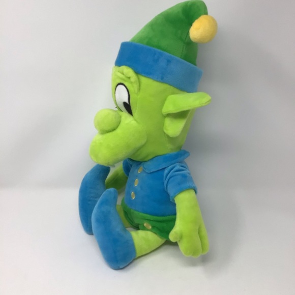 The Simpson Happy Green Elf Plush NWOT - Picture 7 of 9